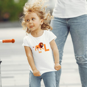 Roaring Style: Toddler’s Alphabet Safari Lion Tee