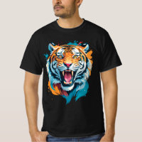 Roaring Tiger Face