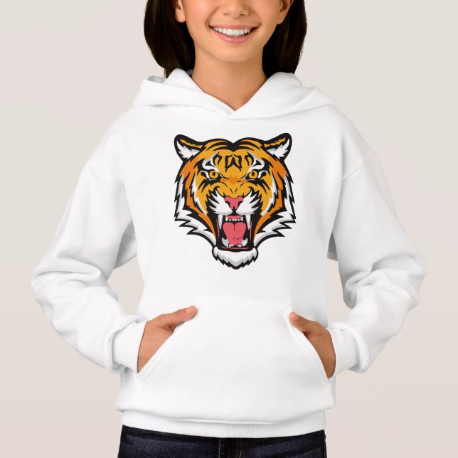Roaring Tiger Head-25818 (Front)