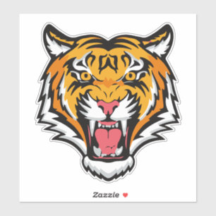 Roaring Tiger Head-25818