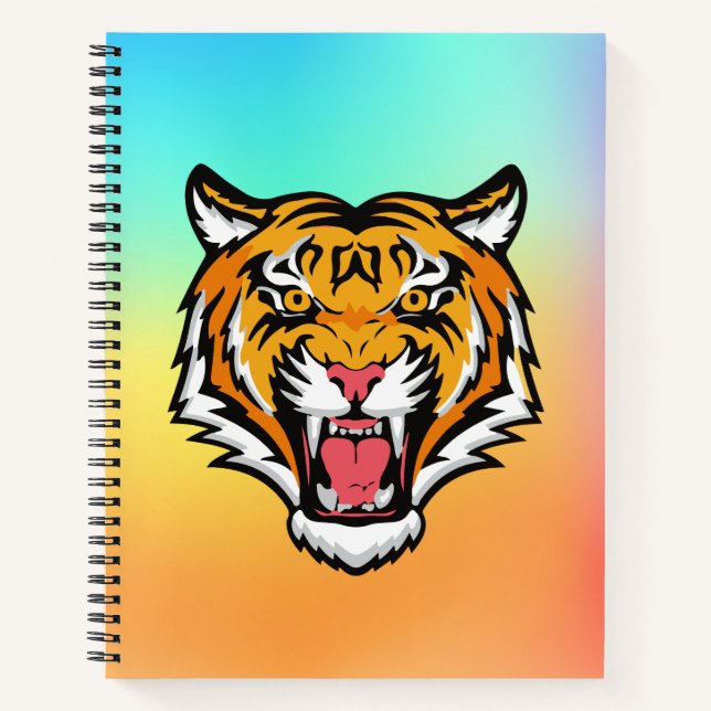 Roaring Tiger Head-25818 Notebook (Front)