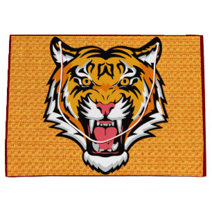 Roaring Tiger Head-25818 Travel Mug Large Gift Bag