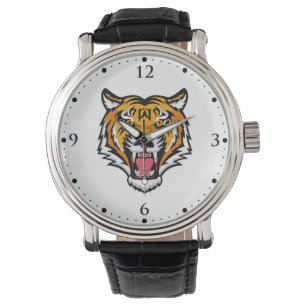 Roaring Tiger Head-25818 Watch