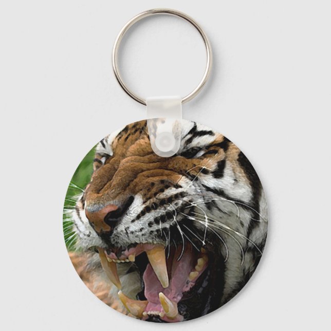 Roaring Tiger Keychain (Front)