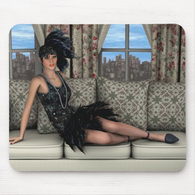 Roaring Twenties Mouse Pad (Front)