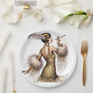 Roaring Twenties Paper Plate