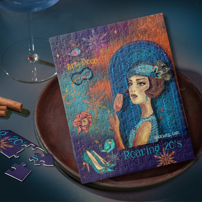 Roaring Twenties Revival Art Deco  Jigsaw Puzzle ( Roaring Twenties Revival Art Deco Jigsaw Puzzle )