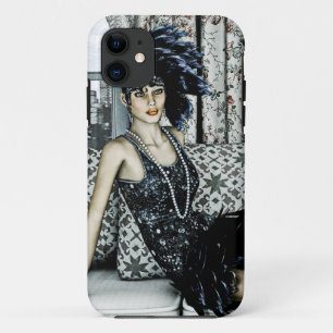 Roaring Twenties Vintage Retro 20th 30th Years iPhone 11 Case