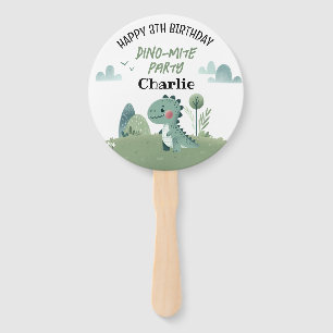 Roarsome Dino Birthday Hand Fan