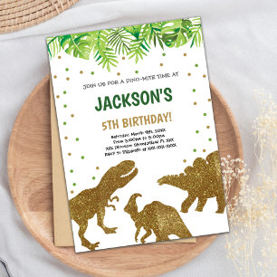 Roarsome Prehistoric Party Card