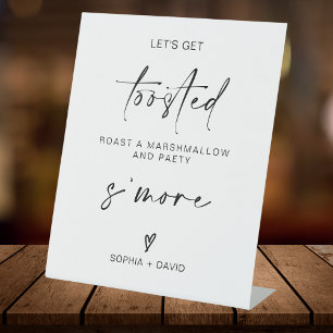Roast a Marshmallow and Party  S'more Station Sign