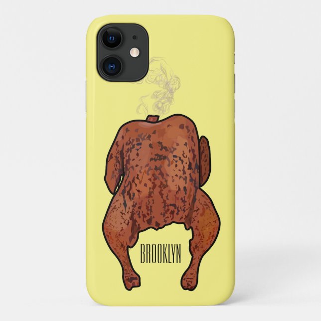 Roast chicken cartoon illustration  Case-Mate iPhone case (Back)