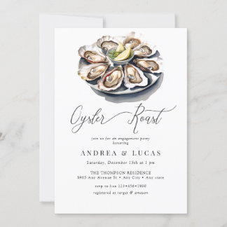 Roast Oyster | Invitations des parties d'engagemen