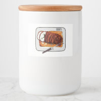 Roast turkey breast cartoon illustration