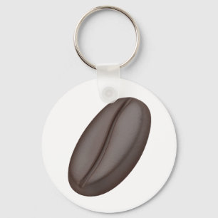 Roasted Arabica coffee bean Keychain