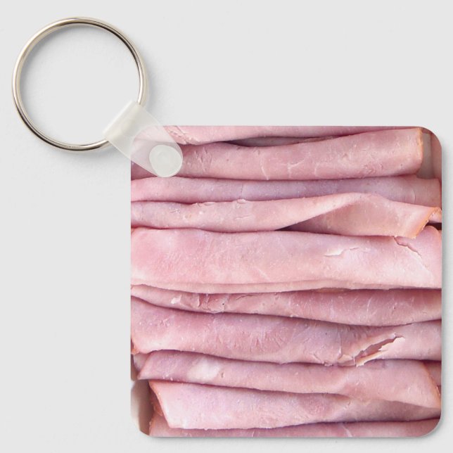 Roasted Beef and Honey Ham  Keychain (Front)