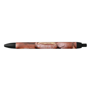 Roasted Coffee Beans Black Ink Pen
