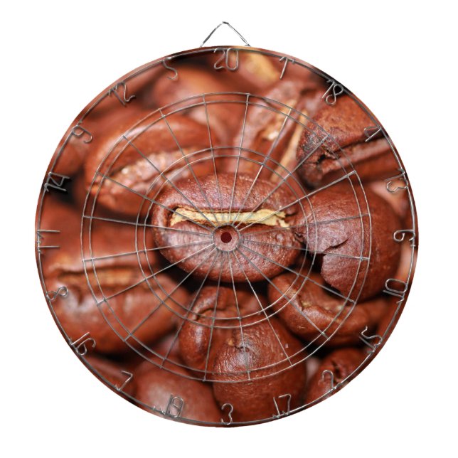 Roasted Coffee Beans Dartboard (Front)