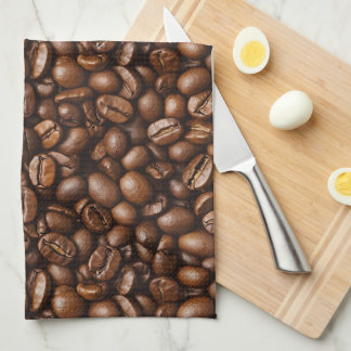 Roasted Coffee Beans Kitchen Towel