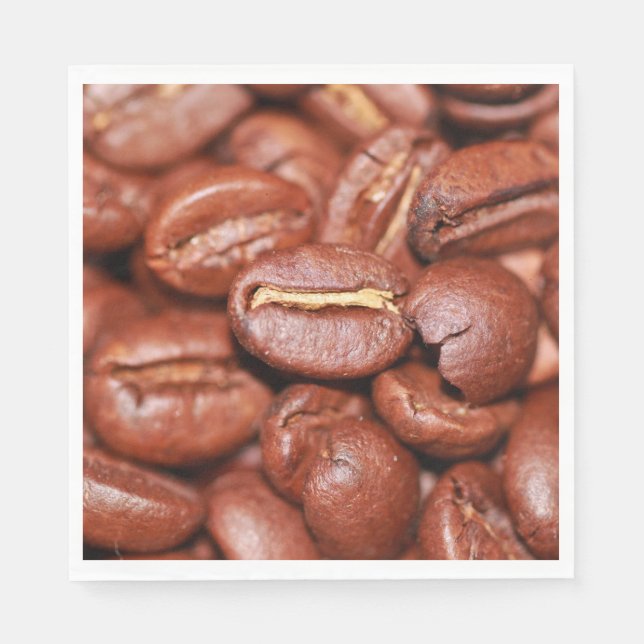 Roasted Coffee Beans Napkin (Front)