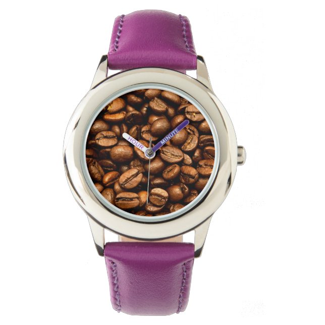 Roasted coffee beans watch (Front)