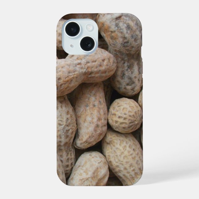 Roasted Salted Peanuts in the Shell iPhone 15 Case (Back)