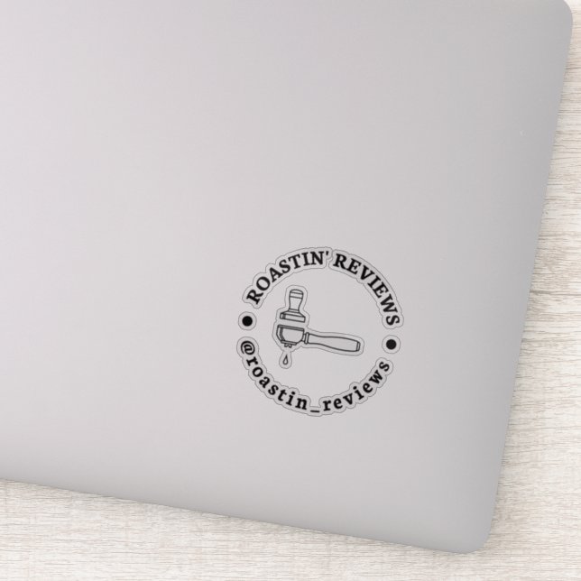 Roastin Reviews Sticker (Detail)