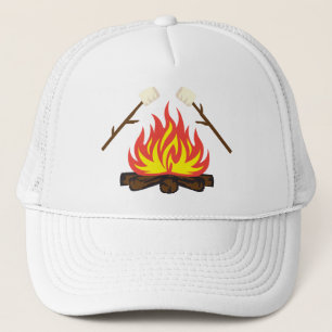 Roasting Marshmallows Trucker Hat