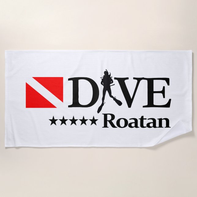 Roatan DV4 Beach Towel (Front)