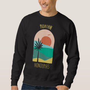 Roatan Honduras Boho Vintage Vacation Souvenir Sweatshirt