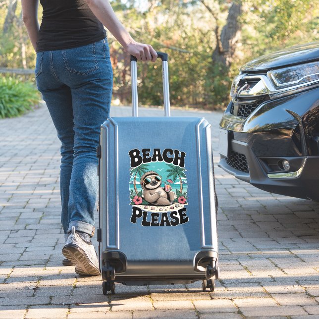 Roatan Honduras Sloth Summer (Suitcase Insitu)