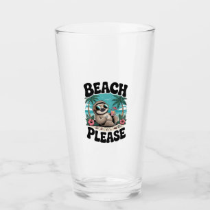 Roatan Honduras Sloth Summer Glass