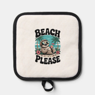 Roatan Honduras Sloth Summer Pot Holder