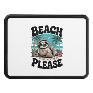 Roatan Honduras Sloth Summer Trailer Hitch Cover