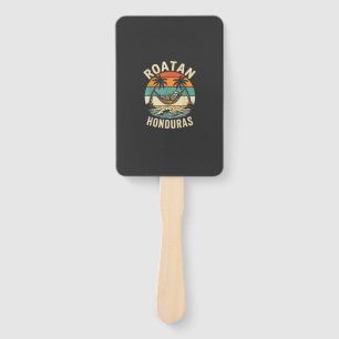 Roatan Honduras Sloth T-Shirt Hand Fan