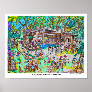 Roatan Island Brewing Company Poster
