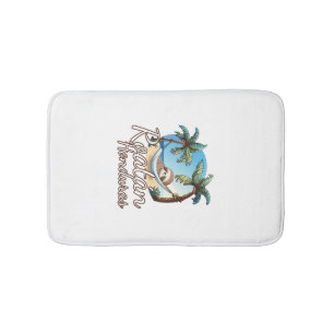 Roatan Sloth Animal Lovers For Men Women Kids Long Bath Mat