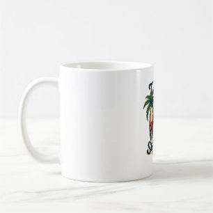 Roatan Sloth Vintage Island Relax Graphic 2 Coffee Mug