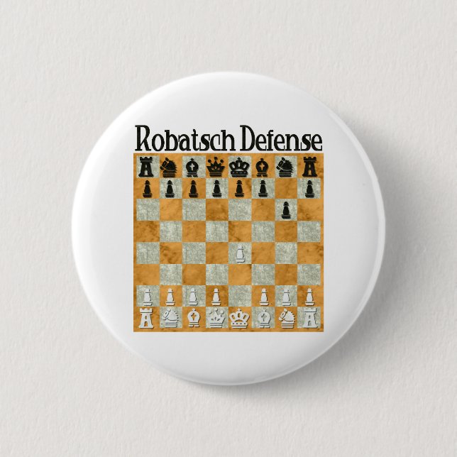 Robatsch Defence 2 Inch Round Button (Front)