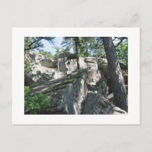 Robbers Caves Oklahoma Postcard