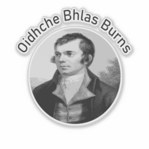 Robbie Burns - Oidhche Bhlas Burns Gaelic In Grey