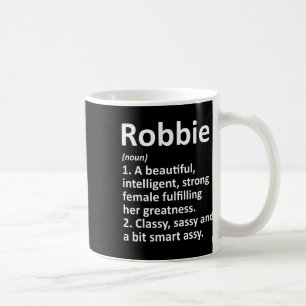 Robbie Definition Personalized Name Funny Christma Coffee Mug