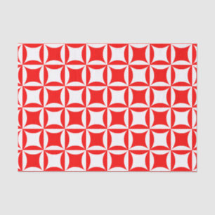 Robbing Peter to Pay Paul Red Pattern Tissue Paper