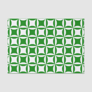 Robbing Peter to Pay Pual Green Pattern Tissue Paper