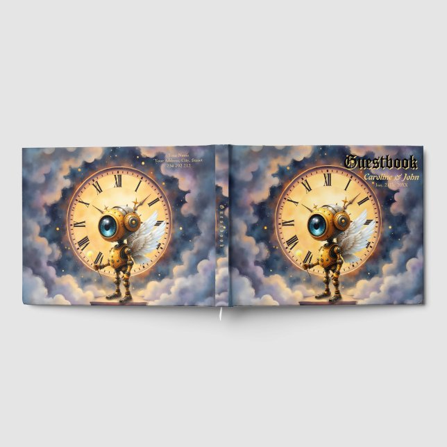 Robby the Winged Timekeeper – Wings of Time Series Guest Book (Full)