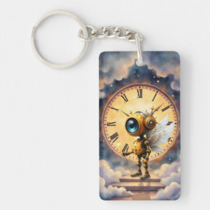 Robby the Winged Timekeeper – Wings of Time Series Keychain
