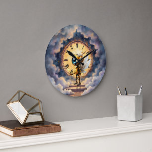 Robby the Winged Timekeeper – Wings of Time Series Large Clock