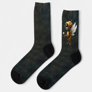 Robby the Winged Timekeeper – Wings of Time Series Socks