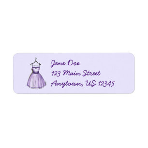 Robe de bal violet sur Hanger Fashionista
