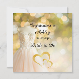 Robe de mariée sur mesure carte de mariée à être